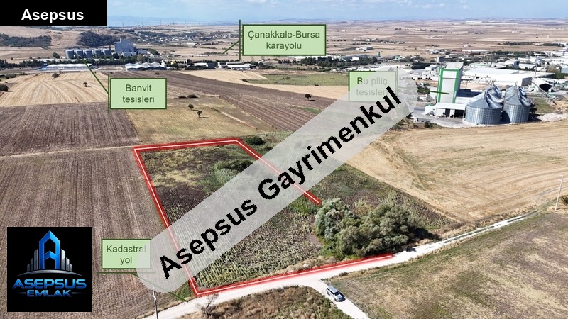 Asepsus Emlak'tan  akçapınar mh. 'sinde satılık arsa