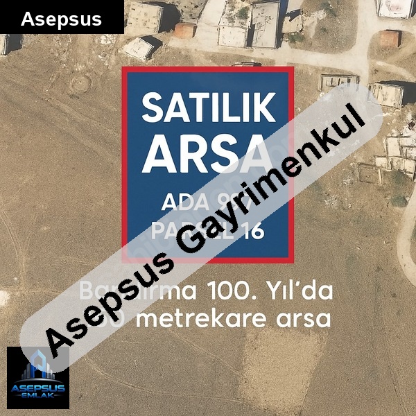 Asepsus Emlak'tan  100. yıl mh. 'sinde satılık arsa