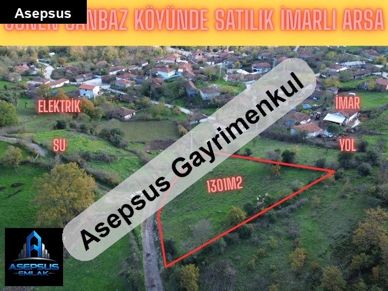 Asepsus Emlak'tan  canbaz mh. 'sinde satılık arsa