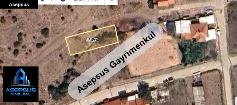 Asepsus Emlak'tan  sarıköy mh. 'sinde satılık arsa