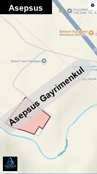 Asepsus Emlak'tan  doğruca mh. 'sinde satılık arsa