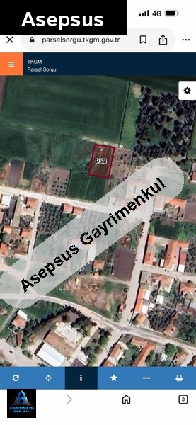 Asepsus Emlak'tan  bereketli mh. 'sinde satılık arsa