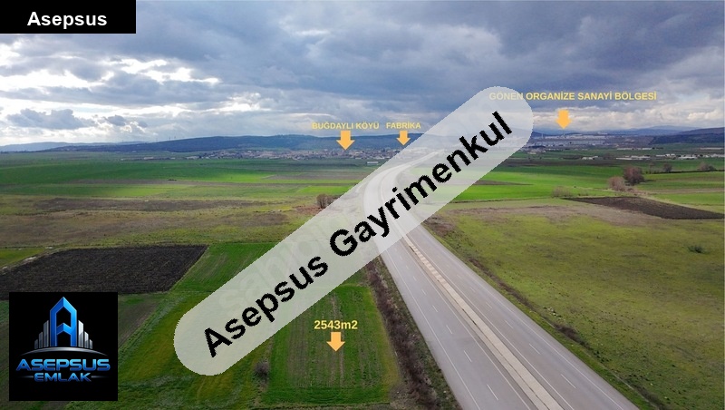 Asepsus Emlak'tan  buğdaylı mh. 'sinde satılık arsa