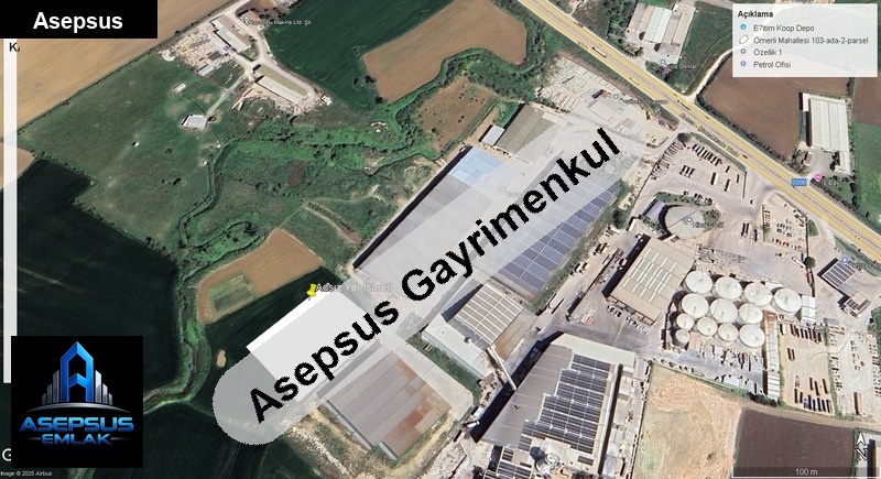 Asepsus Emlak'tan  ömerli mh. 'sinde satılık arsa