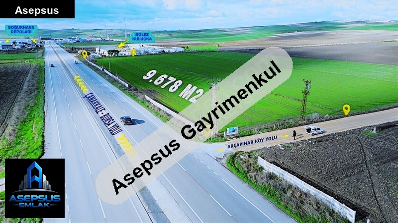 Asepsus Emlak'tan  akçapınar mh. 'sinde satılık arsa