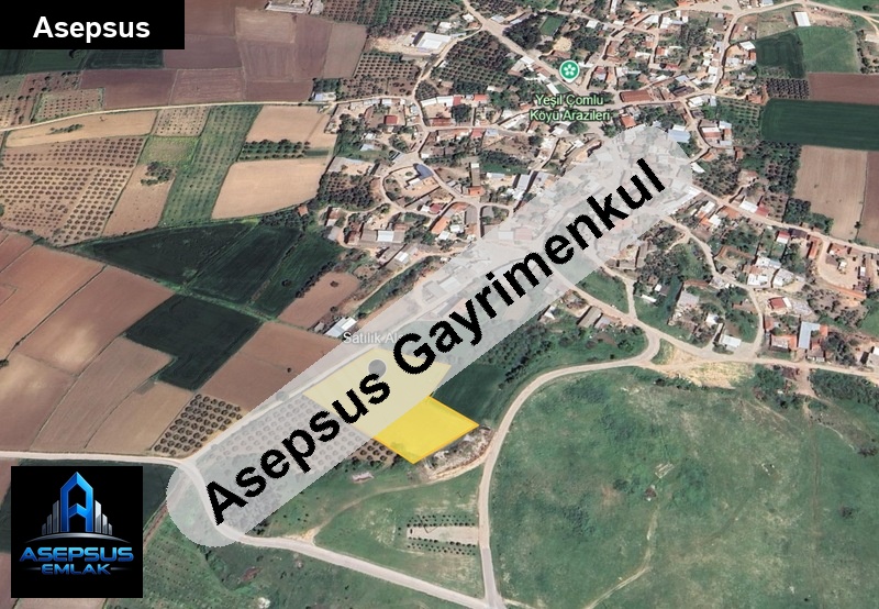 Asepsus Emlak'tan  yeşilçomlu mh. 'sinde satılık arsa