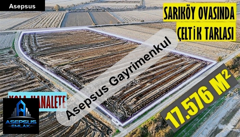 Asepsus Emlak'tan  sarıköy mh. 'sinde satılık arsa